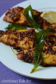 Chettinad Meen Varuval Koduva Meen Varuval Seabass Fish Fry Spiceindiaonline Indian Fish Recipes Fried Fish Recipes Indian Prawn Recipes