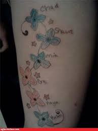 Name with flower tattoos are extremely mainstream in various types, sizes, and hues. Ugliest Tattoos Names Page 5 Bad Tattoos Of Horrible Fail Situations That Are Permanent And On Your Body Funny Tattoos Bad Tattoos Horrible Tattoos Tattoo Fail Cheezburger