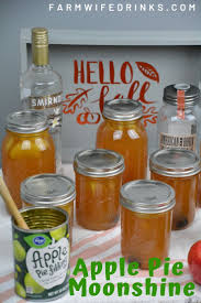 Apple Pie Moonshine Combines Apple Cider And Juice With Apple Pie Filling With Cinnamon Sticks Apple Pie Moonshine Moonshine Recipes Apple Pie Moonshine Recipe