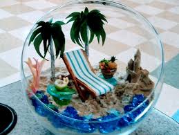 Beach Lounge Chair Terrarium Desktop Beach Ocean Beach Lounge Chair Beach Chairs Diy Diy Chair
