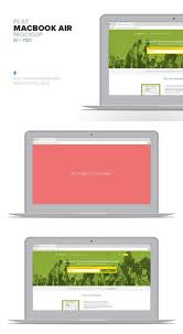 Flat Macbook Air Mockup Macbook Air Macbook Mockup