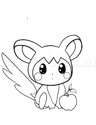 How To Draw Emolga From Pokemon Step By Step Pokemon Characters Anime Draw Japanese Anime Draw Manga Free O Drawings Character Drawing Pokemon Characters