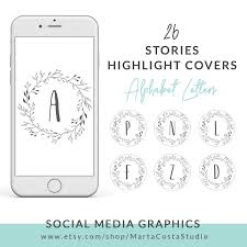 Letters Instagram Stories Highlights Instagram Highlight Covers Botanical Instagram Covers Insta Stories Icons Instagram Highlight Icons In 2020 Story Highlights Instagram Highlight Icons Instagram Story