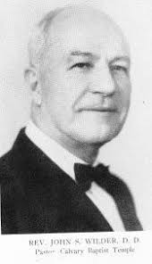Rev John Stephen Wilder Sr. (1884-1959)
