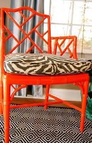 My Fave Color And Fave Animal Print In 2020 Bamboo Chair Chippendale Chairs Faux Bamboo