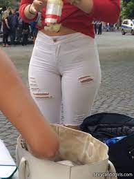 My dream was to wear these jeans and have. Tight Jeans Candid Cameltoe Page 4 Sexy Candid Girls
