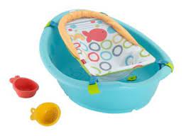 This adorable tub characterized as a whale lets mom and baby have a simple but fun bath time each day. Rinse N Grow Tub Fisher Price