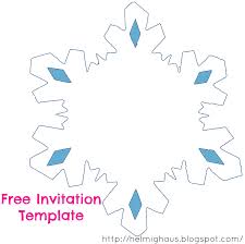 Planning A Quinceanera Party Creating The Save The Date Blank Snowflake Template For Invitations Winter Or Frozen Themed Via Hel Frozen Invitations Frozen Birthday Party Winter Wedding Invitations