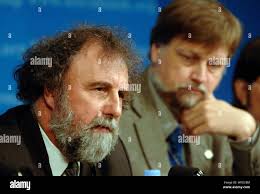 World Bank's Acting Vice President for Sustainable Development Steen  Jorgensen listens to a question at a press briefing