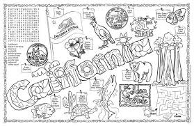 Displaying 6 california printable coloring pages for kids and teachers to color online or download. California Symbols Facts Funsheet Pack Of 30 California History Homeschool Social Studies 3rd Grade Social Studies