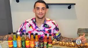 Poirier's louisiana style hot sauce was created in partnership with heartbeat hot sauce and pays homage to the diamond's hometown of lafayette, louisiana. Dustin Poirier Interviewed While Eating Super Spicy Wings Video