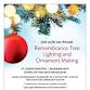 Annual Remembrance Tree Lighting & Ornament Making event image
