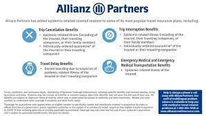 In the event of a covered trip cancellation, you can be reimbursed for paid frequent flyer mile redeposit fees up to $250. Allianz Adds Epidemic Coverage To Travel Insurance Travelpulse