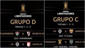 Ya se conocen los grupos de la presente edición del torneo de clubes más importante del continente. Copa Libertadores 2021 El Fixture De La Libertadores River Debuta En Rio De Janeiro Y Boca En La Altura De La Paz Marca Claro Argentina