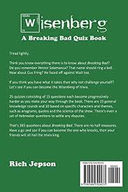 Have fun making trivia questions about swimming and swimmers. Wisenberg A Breaking Bad Quiz Book Jepson Rich Amazon Com Au Books