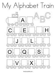 The life train alphabet coloring pages christmas alphabet. My Alphabet Train Coloring Page Twisty Noodle Train Coloring Pages Alphabet Train Alphabet Coloring Pages