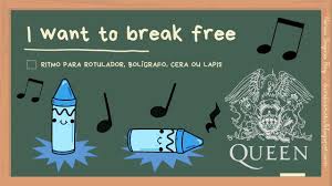 I Want To Break Free Queen Ritmo Con Rotulador Boligrafo Ou Lapis Youtube Music Activities Music For Kids Learn Music