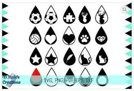 Free Svgs For Faux Leather Earrings Diy Leather Earrings Leather Earrings How To Make Earrings