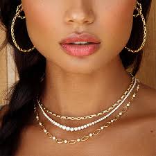 1/3 Diamond Small Luxe Edith Link Necklace for Women