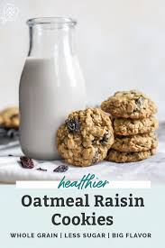 Healthier Oatmeal Raisin Cookies Fit Mitten Kitchen Recipe Oatmeal Raisin Cookies Oatmeal Raisin Cookies Healthy Raisin Cookies