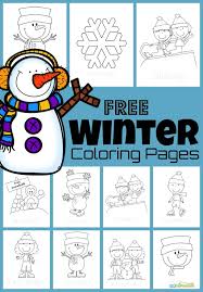 Find printables and coloring pages to help your children learn all kind of things : Free Winter Coloring Pages