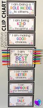 12 best positive behavior chart images classroom behavior