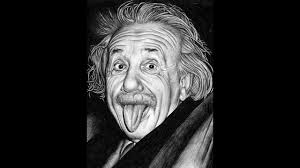 Things to draw when bored. How To Draw Albert Einstein Face Pencil Drawing Step By Step Youtube