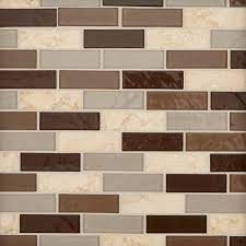 Stone Henge Classic Brick Glass Mosaic Floor Decor Floor Decor Stone Mosaic Floor Mosaic Glass