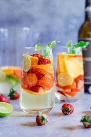 Strawberry Orange White Wine Sangria Recipe Brunch Drinks White Wine Sangria Sangria Recipes