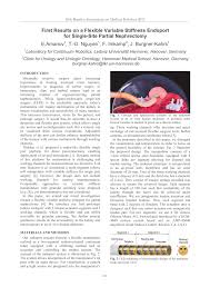 I hope you enjoy this freebie. Pdf First Results On A Flexible Variable Stiffness Endoport For Single Site Partial Nephrectomy