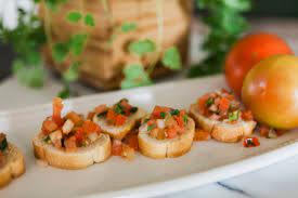 Tomato bruschetta recipe tomato and mozzarella bruschetta rachael ray bruschetta recipe barefoot contessa tomato and basil bruschetta with balsamic vinegar tomato bruschetta chicken from julie and julia giada food. Tomato Ricotta Bruschetta Recipe Gardenuity The Sage