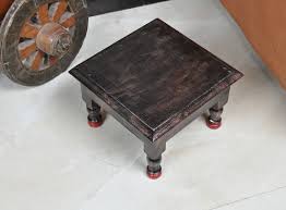 Chowki Table Indian Table Handmade Wooden Chowki Bajot Etsy In 2020 Traditional Bedroom Furniture Wood Bedroom Furniture Bajot