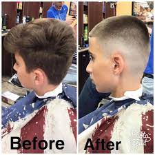 The Father Was Tired Of His Sassing Mouth Super Short Hair Long To Short Hair Flat Top Haircut