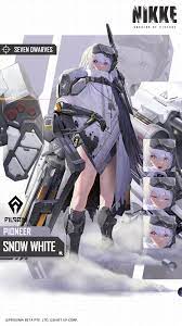 GODDESS OF VICTORY: NIKKE on X: 【NIKKE PROFILE - Snow White】 ✓:  Manufacturer: Pilgrim ✓: Affiliation: Pioneer ✓: Weapon: AR: Seven Dwarves  Respects people who have a sense of pride but dislikes