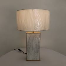 Contemporary, modern, metropolitan, industrial, european, traditional, transitional. White Silk Shade With Opal Acrylic Diffuser And Marble Base Table Lamp China Table Light Desk Lamp Made In China Com