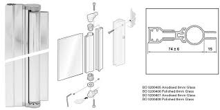 Bohle Aqua Glass Shower Door Hinges Frameless Glass Door Hinges Rollings Glass