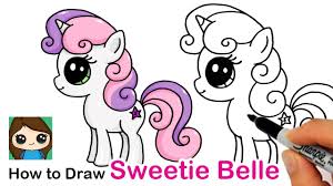 Download How To Draw My Little Pony Cutie Mark Crusaders Sweetie Belle Youtube