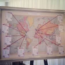 World Map Print Wedding Table Plan In 2019 Wedding Table