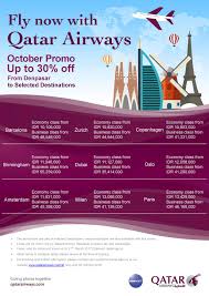 October Promotion With Qatar Airways Qatarairways Qatarairlines Qatar Bali