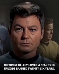 Thank God DeForest Kelley's instincts were correct. 🖖😉