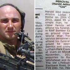 Harold Percival funeral: Injured soldier Rick Clement's emotional appeal to  honour Bomber Command hero who has no one to attend funeral