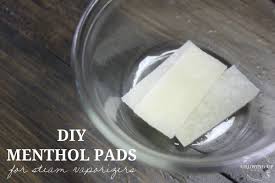 Diy Menthol Pads For Steam Vaporizers Steam Vaporizer Humidifier Essential Oils Vicks Vapor
