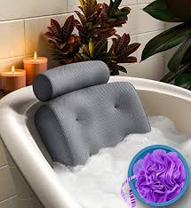 95 ($28.95/count) get it as soon as mon, jul 12. Everlasting Comfort Bathtub Bath Pillow Jacuzzi Bathtub Spa Pillow With Back And Headrest Cushion 4 Non Slip Suction Cups Us News Bazz
