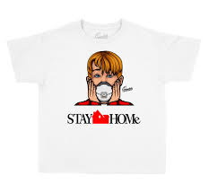 Fire Red Jordn 4s Matching With Kids Tees