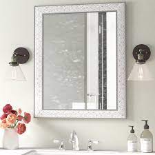 Its innovative rubber frame makes it more durable than a typical wall mirror, and gives it a modern, industrialized look. Encanto Modern Contemporary Beveled Bathroom Vanity Mirror Bathroom Vanity Mirror Modern Bathroom Mirrors Contemporary Bathroom Vanity