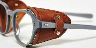 メガネ革サイドカバー leather accessories leather working leather gifts