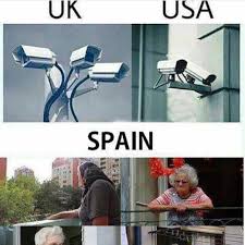 Find the newest spain meme meme. Cctv Camera Uk Usa Spain Meme Ahseeit