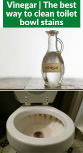 Vinegar The Best Way To Clean Toilet Bowl Stains Clean Toilet Bowl Clean Toilet Bowl Stains Toilet Bowl Stains