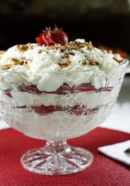 Classic Southern Strawberry Coconut Punch Bowl Cake Crowd Pleasing Creamy Layers Of Angel Food Cake Whipped Cream Fres Punch Bowl Cake Desserts Bowl Cake