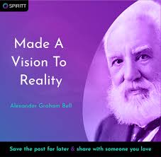 🌀Alexander Graham Bell🌀 Made A Vision to Reality ** ⭐️A brief⭐️ Alexander  Graham Bell was a Scottish-born inventor, scientist, and engineer credited  with inventing and patenting the first practical telephone. He also